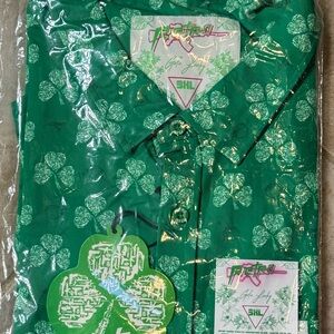Retro Rifle 3XL Green Shamrock St. Patrick’s Day Men's Shirt Get n’ Lucky
